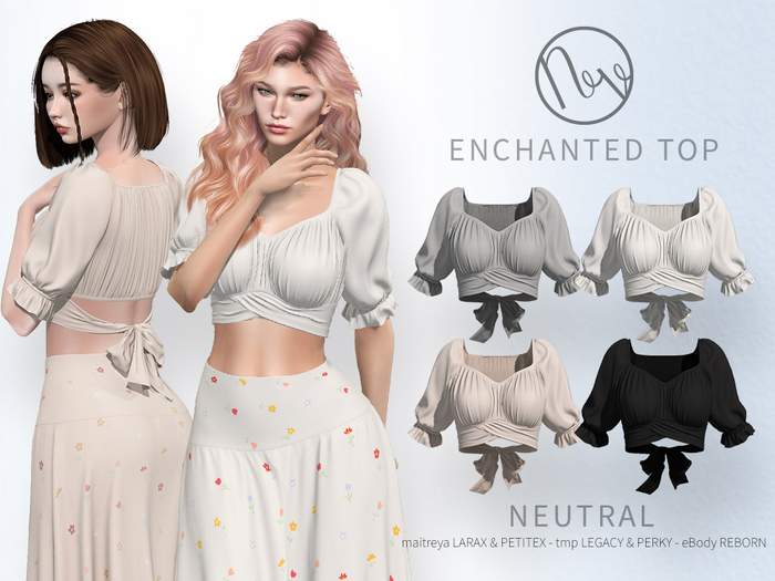 Enchanted Top in Ink main image 1